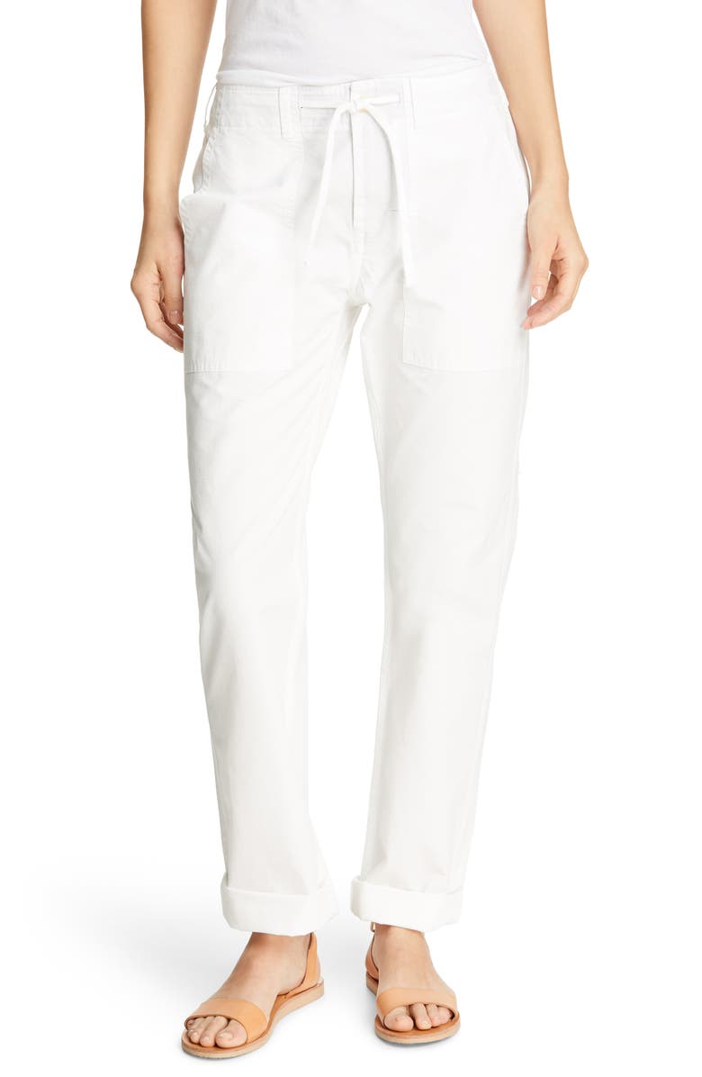 Alex Mill Drawstring Waist Ripstop Cotton Pants, Main, color,