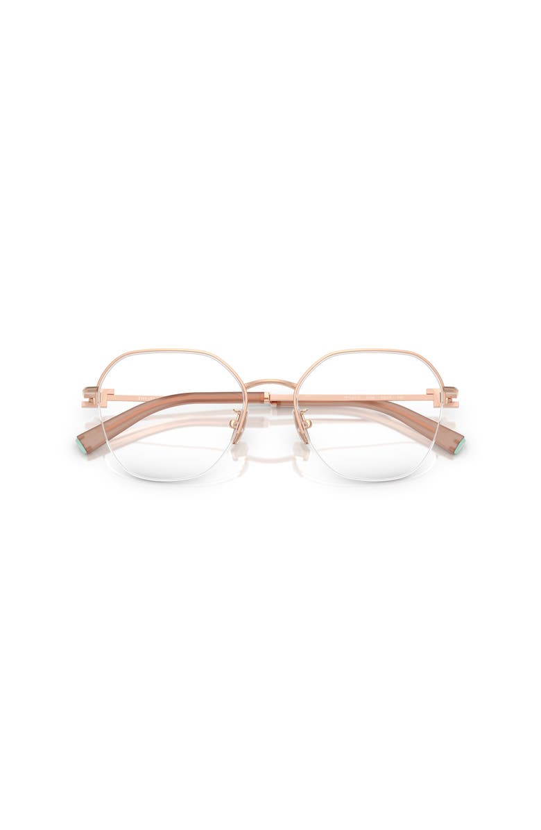 Tiffany & Co. 53mm Round optical glasses, Alternate, color, Pink