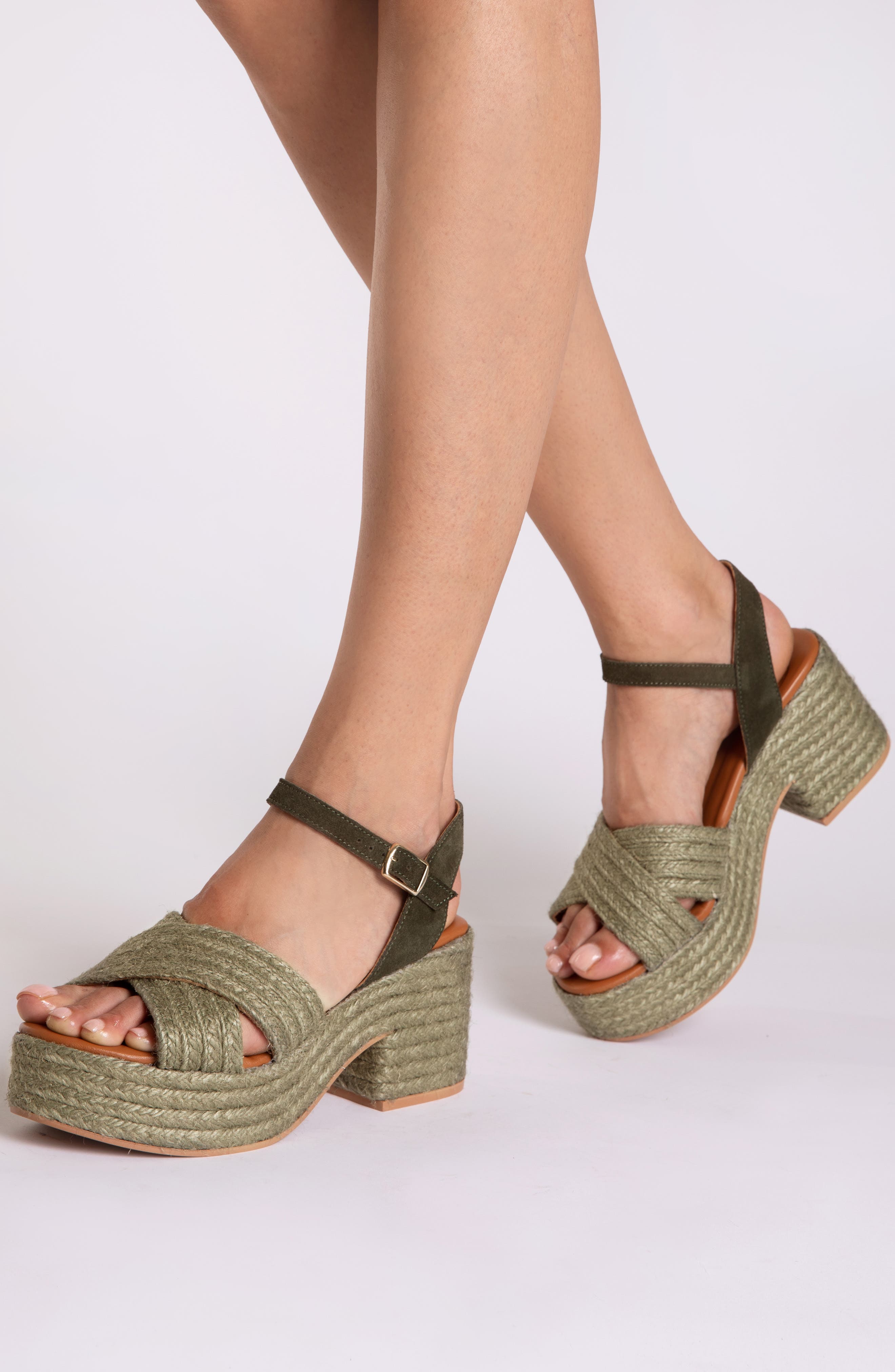 Penelope Chilvers Bella Jute Platform Sandal, Alternate, color, 