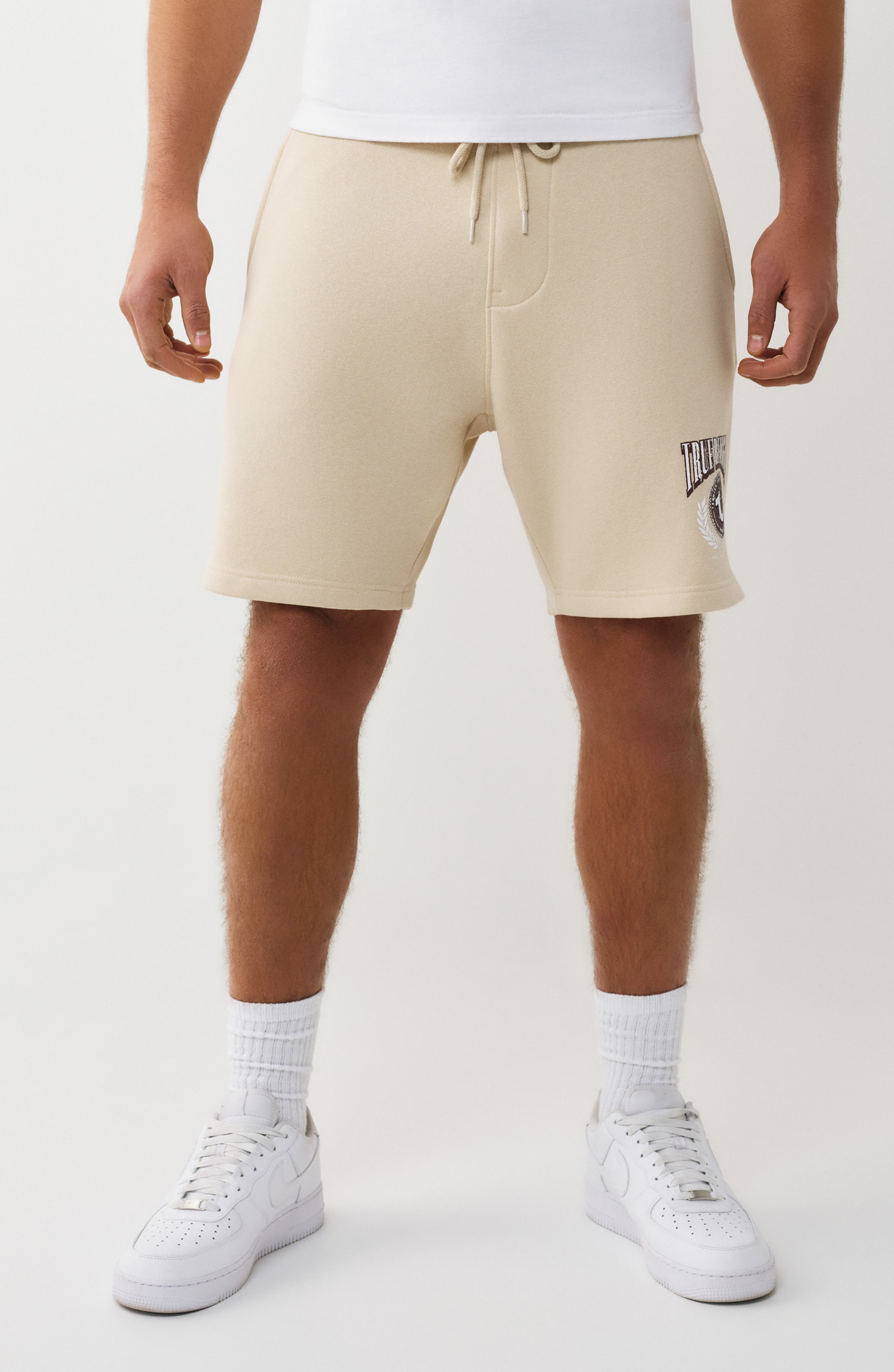 True Religion College Sweat Shorts