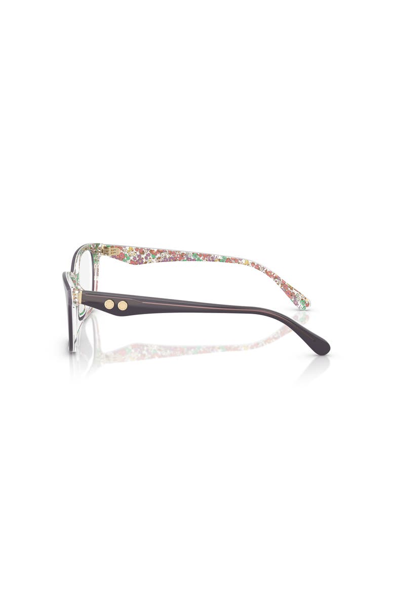 COACH 52mm Cat Eye optical glasses, Alternate, color, Violet