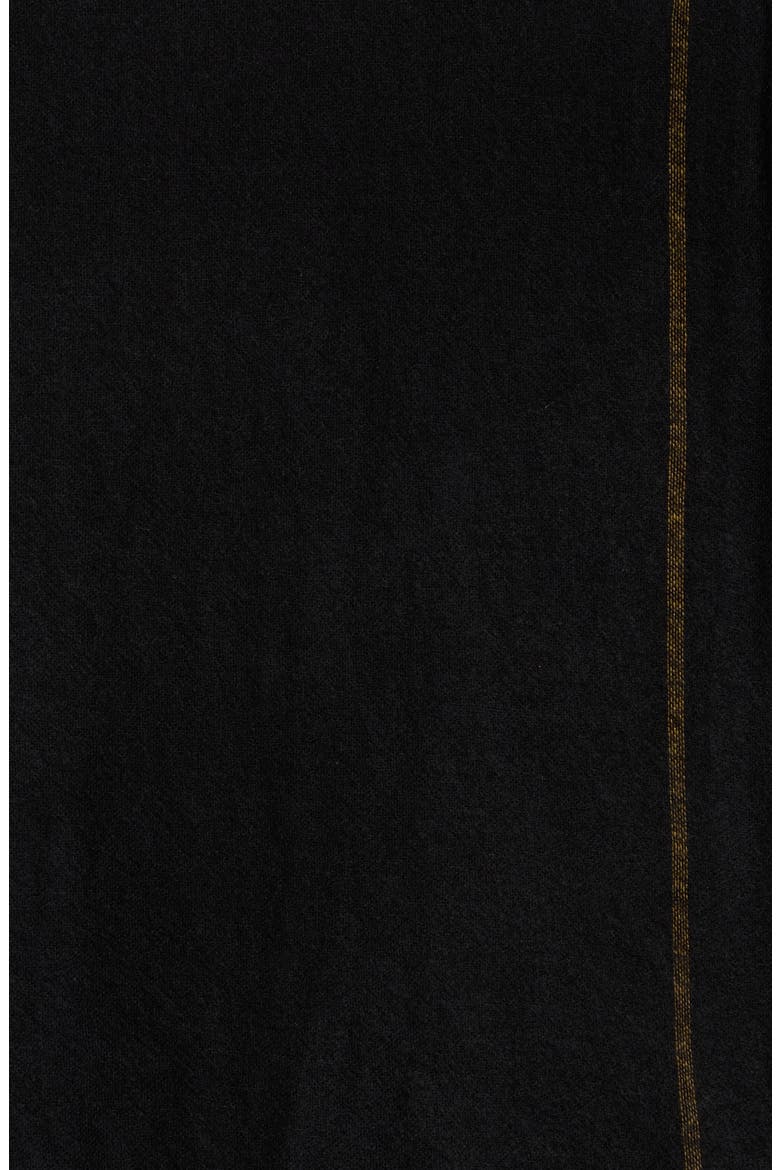 Shop It Cashmere Scarf, Alternate, color, BLACK