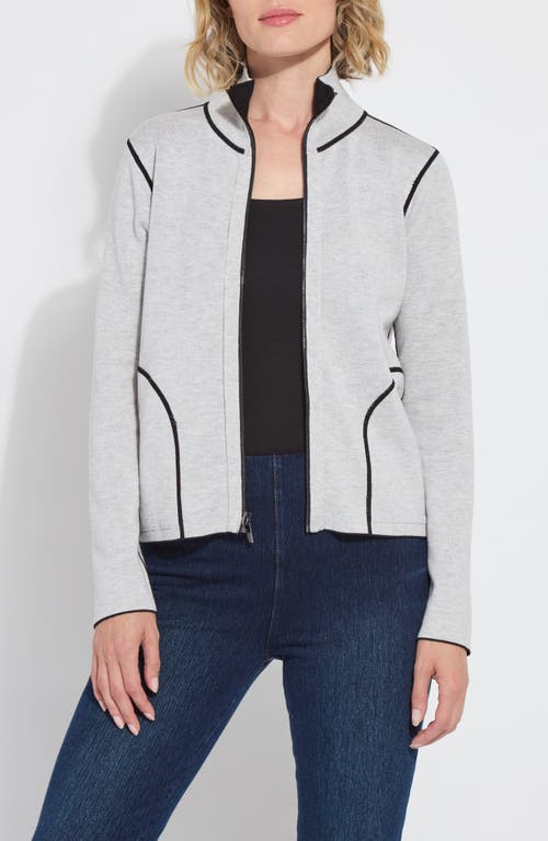 Lyssé Reversible Cashmere Zip Up Cardigan