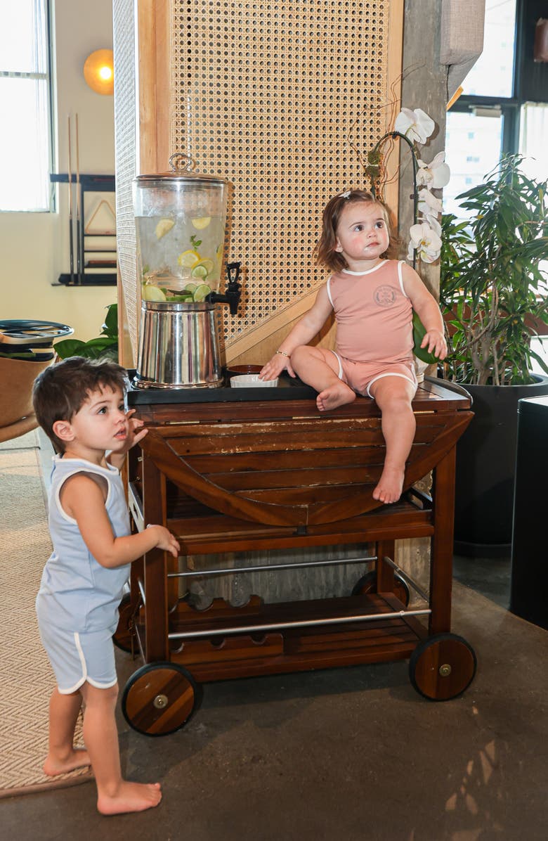 Manière Kids' Montee Golf Course Tank Top & Shorts Set, Alternate, color, Mauve