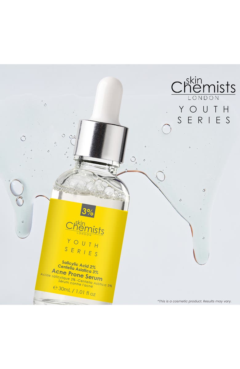 SKINCHEMISTS Salicylic Acid & Centella Asiatica Facial Serum 30ml for Acne Prone Skin, Alternate, color,