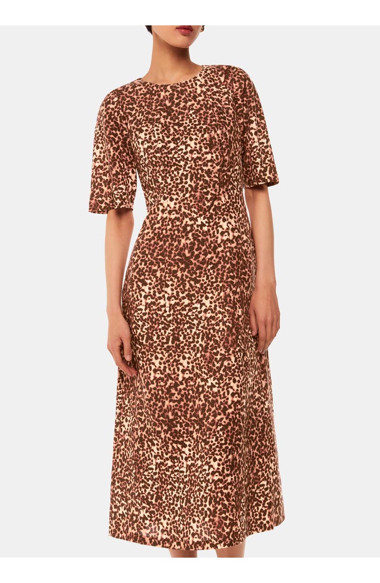 Whistles Marble Spot Veda Dress, Alternate, color, Multicolour