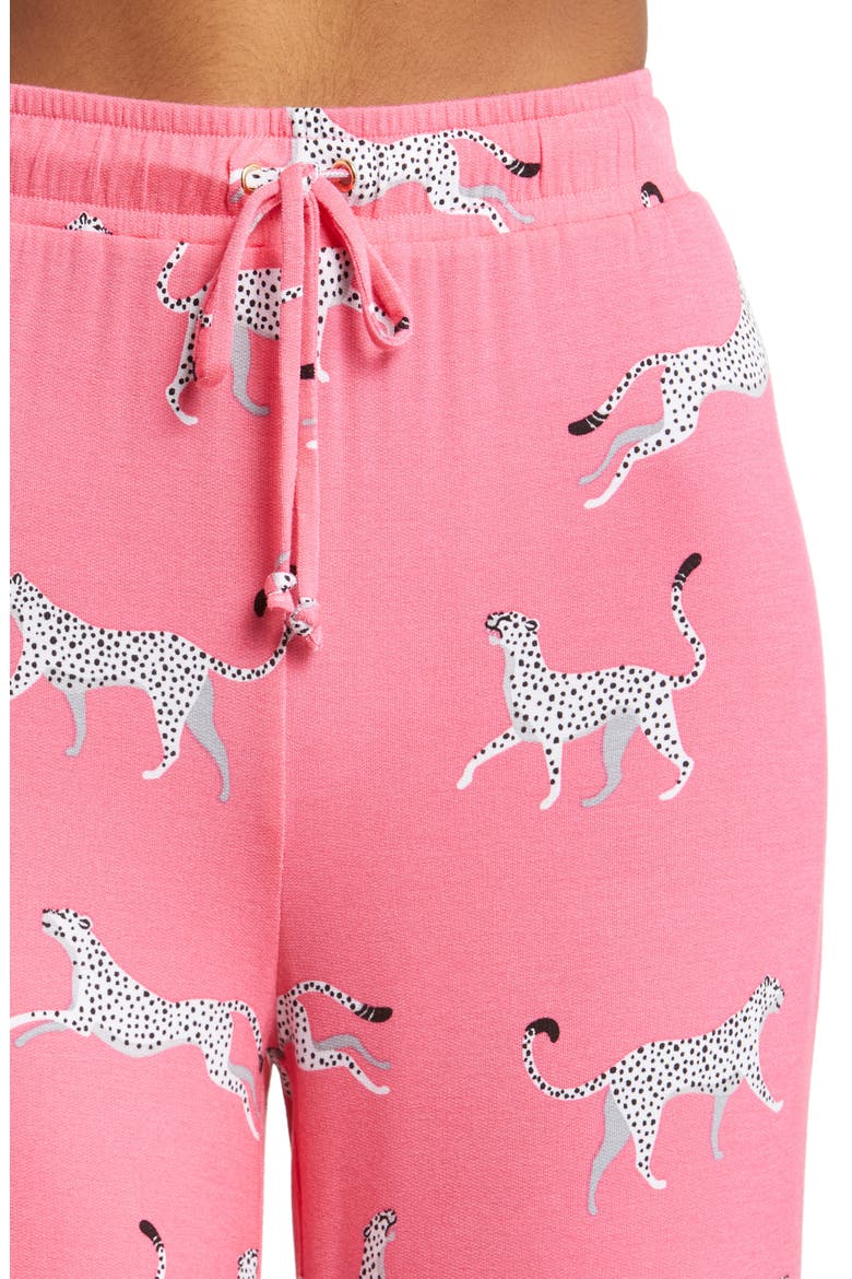 Play It Cool Pajamas, Alternate, color, PINK CHEETAHS