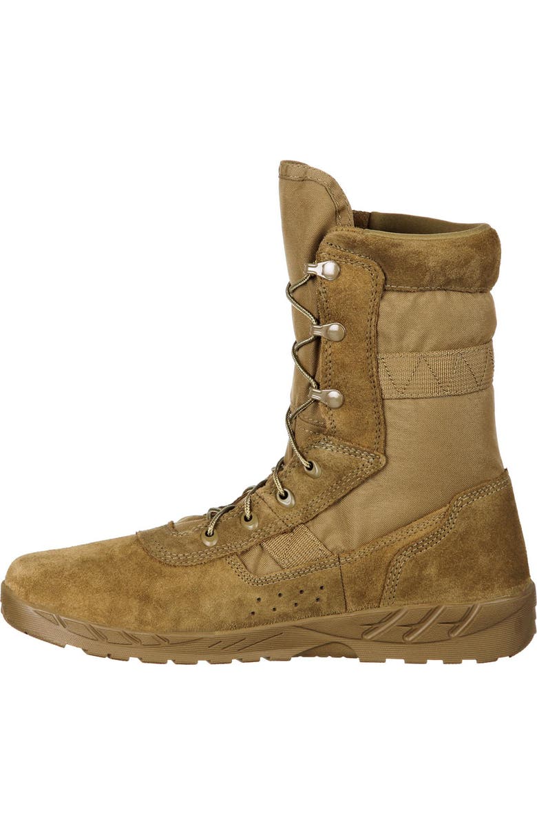 Rocky C7 Lightweight Commercial Military Boot, Alternate, color, Coyote Brown