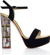 Freya Rose Jito Ankle Strap Pearl Heel Sandal