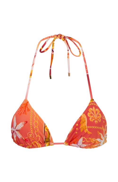 Sunkissed Le Triangle Swim Top In Coral