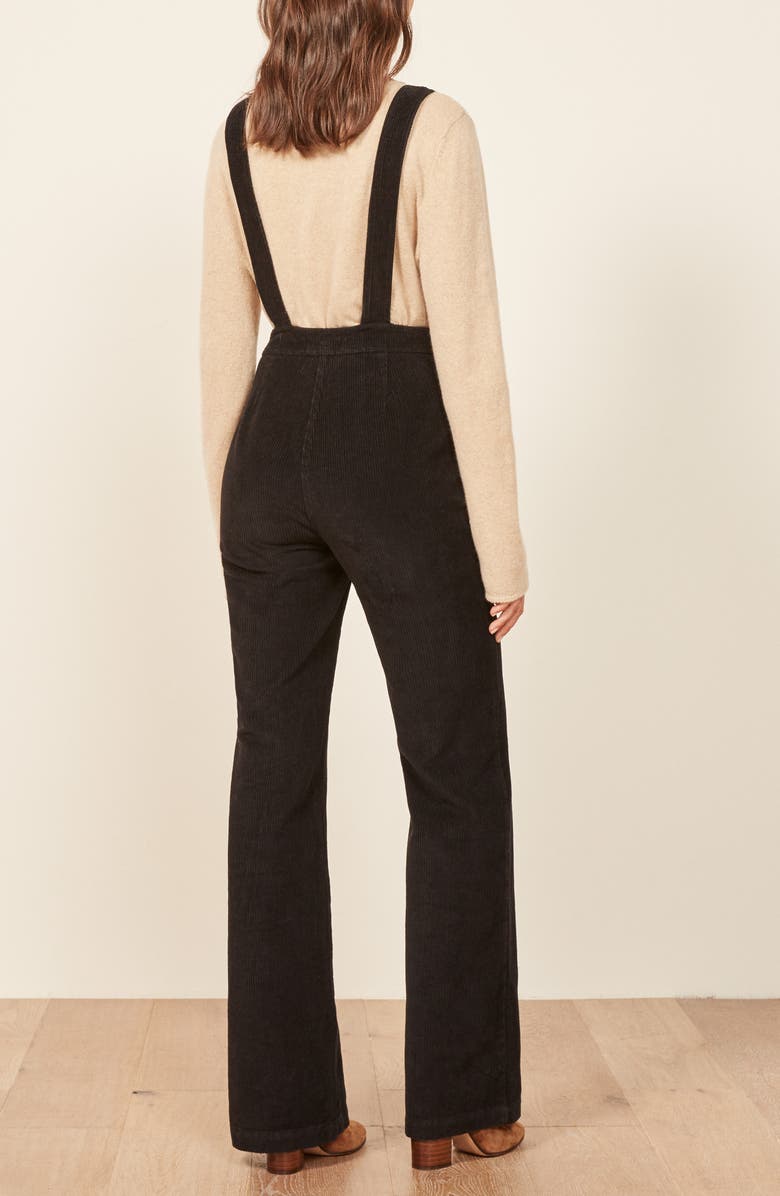 Reformation Cassidy Corduroy Overalls, Alternate, color,