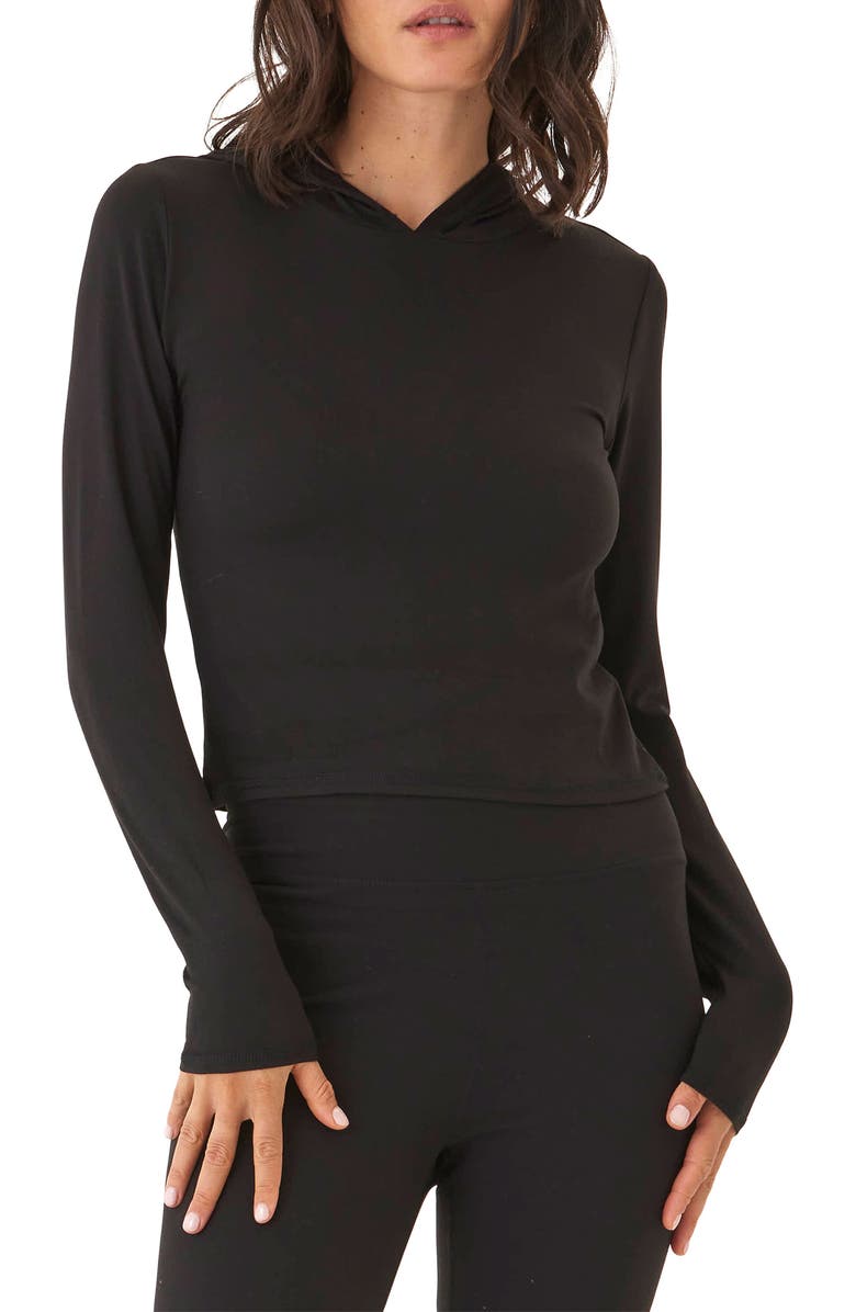 Threads 4 Thought Murielle Luxe Jersey Slim Fit Hoodie, Main, color, 