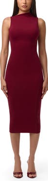 Naked Wardrobe Sleeveless Midi Dress