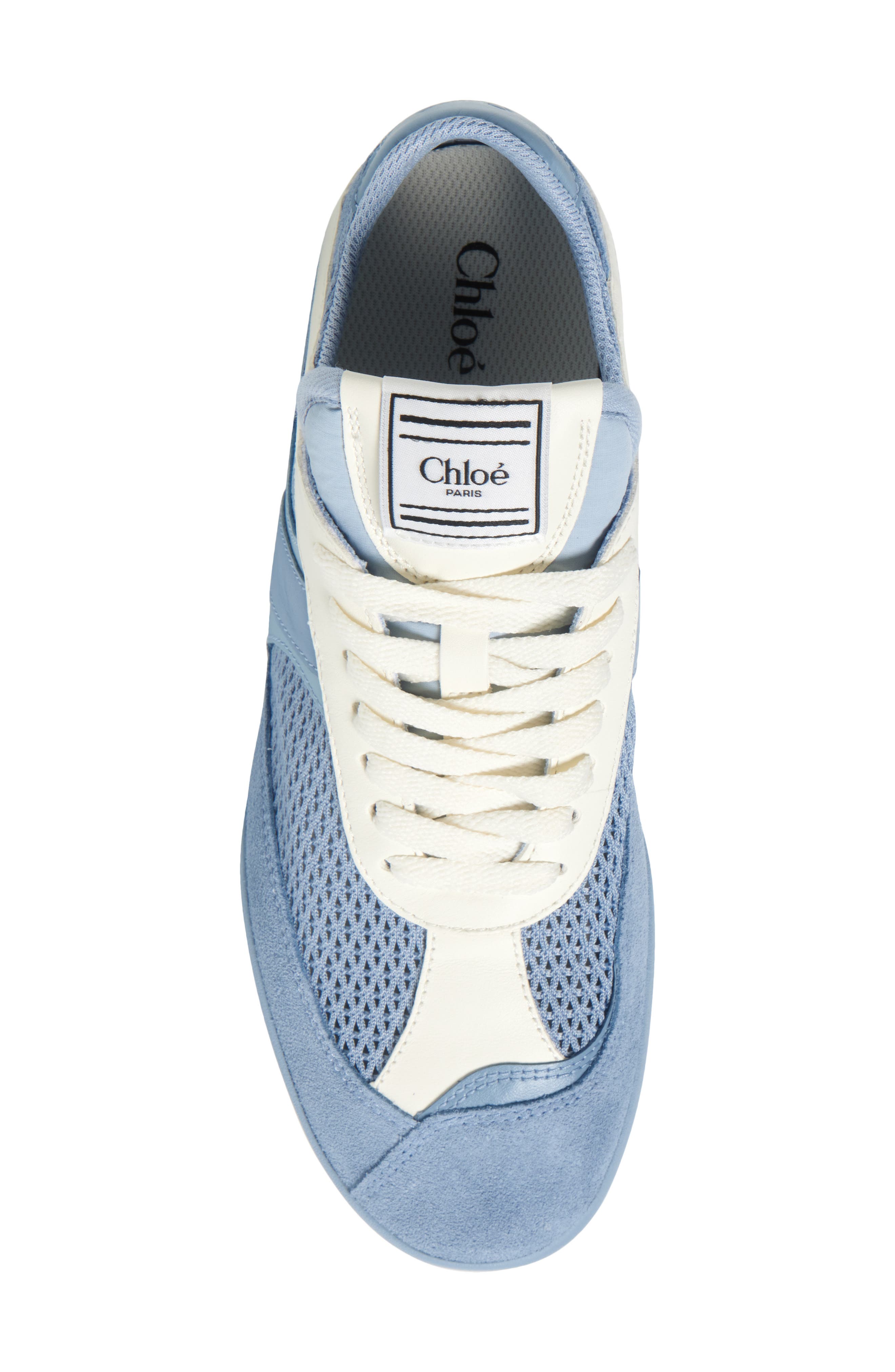Kick Leather & Mesh Sneaker, Alternate, color, PEARL BLUE