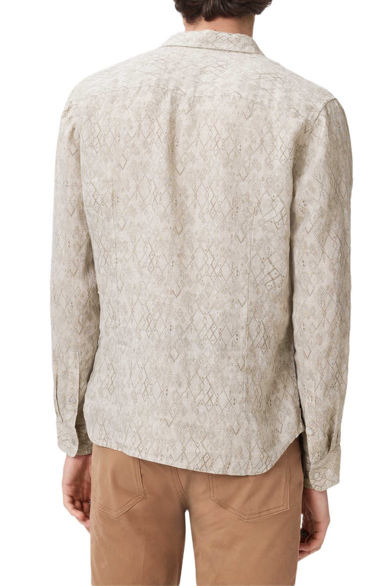 Thompsom Linen Button-Up Shirt, Alternate, color, LIGHT KHAKI