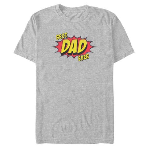 Men's Lost Gods Comic Best Dad Ever  Graphic T-Shirt