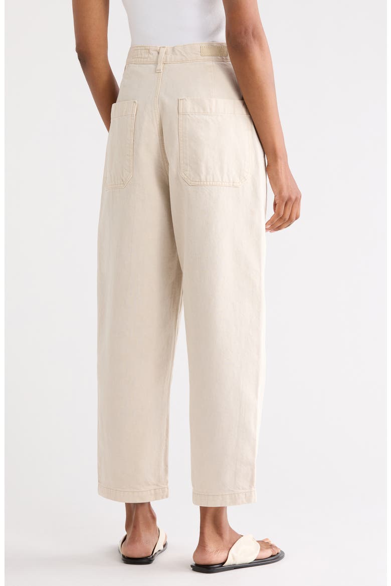 Camille High Waist Crop Straight Leg Jeans, Alternate, color, SULFUR DESERT ROCK