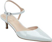 Bandolino Rose Ankle Strap Pointed Toe Kitten Heel Sandal