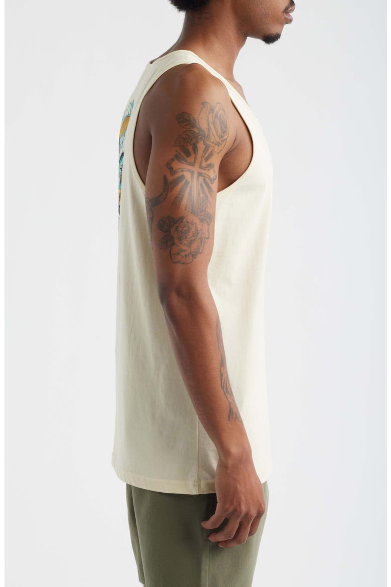 Shred Till Dead Cotton Graphic Tank, Alternate, color, LEMON ICE