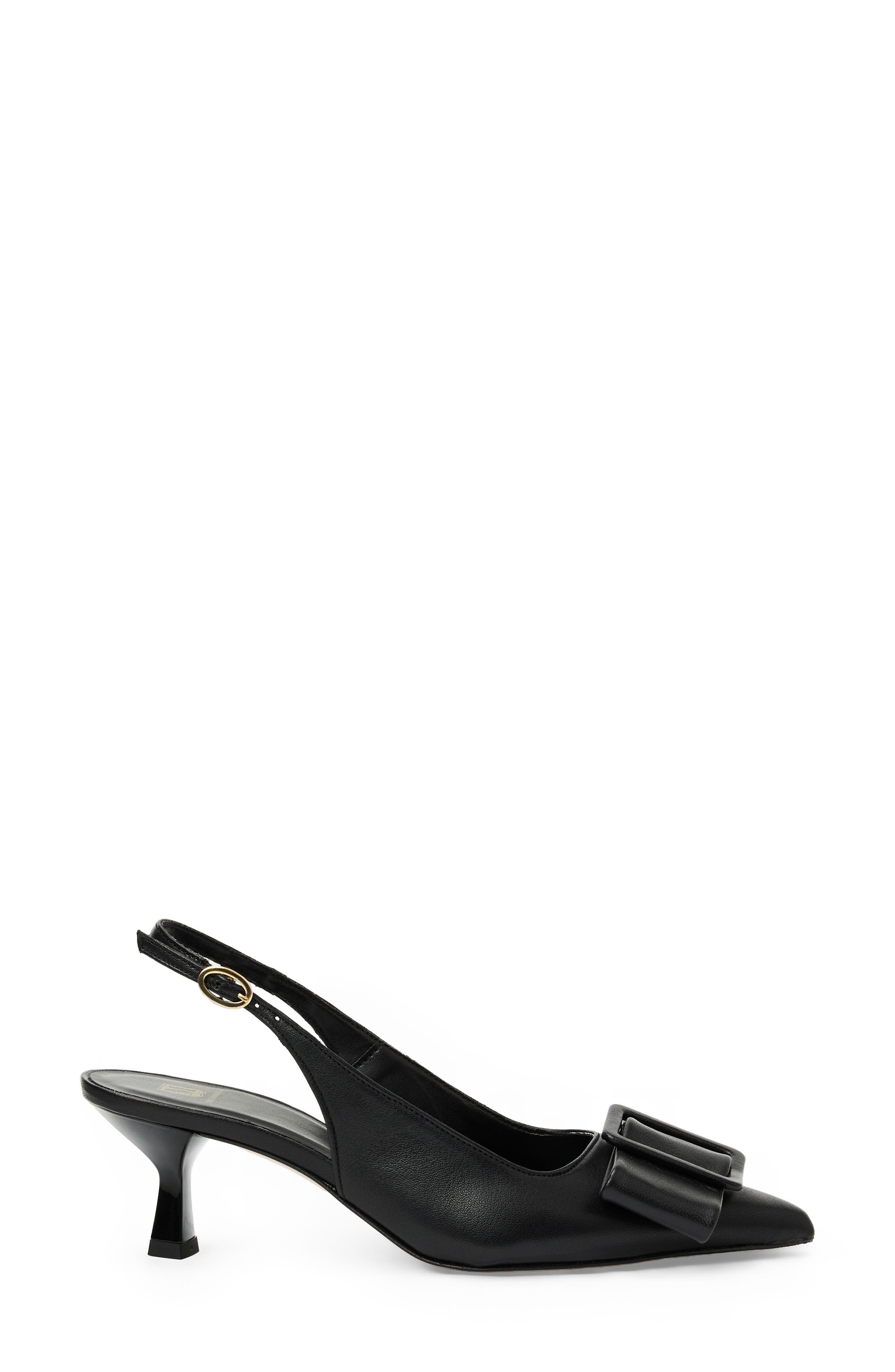 Bruno Magli Mona Pointed Toe Slingback Pump, Alternate, color, Black