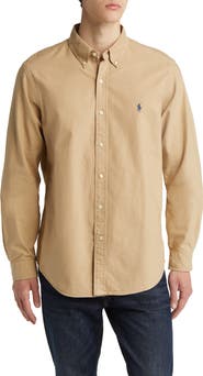 Polo Ralph Lauren Classic Fit Garment Dyed Cotton Button-Up Shirt