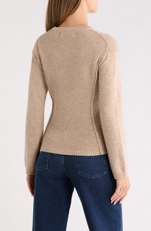 Renee C Crewneck Sweater In Brown