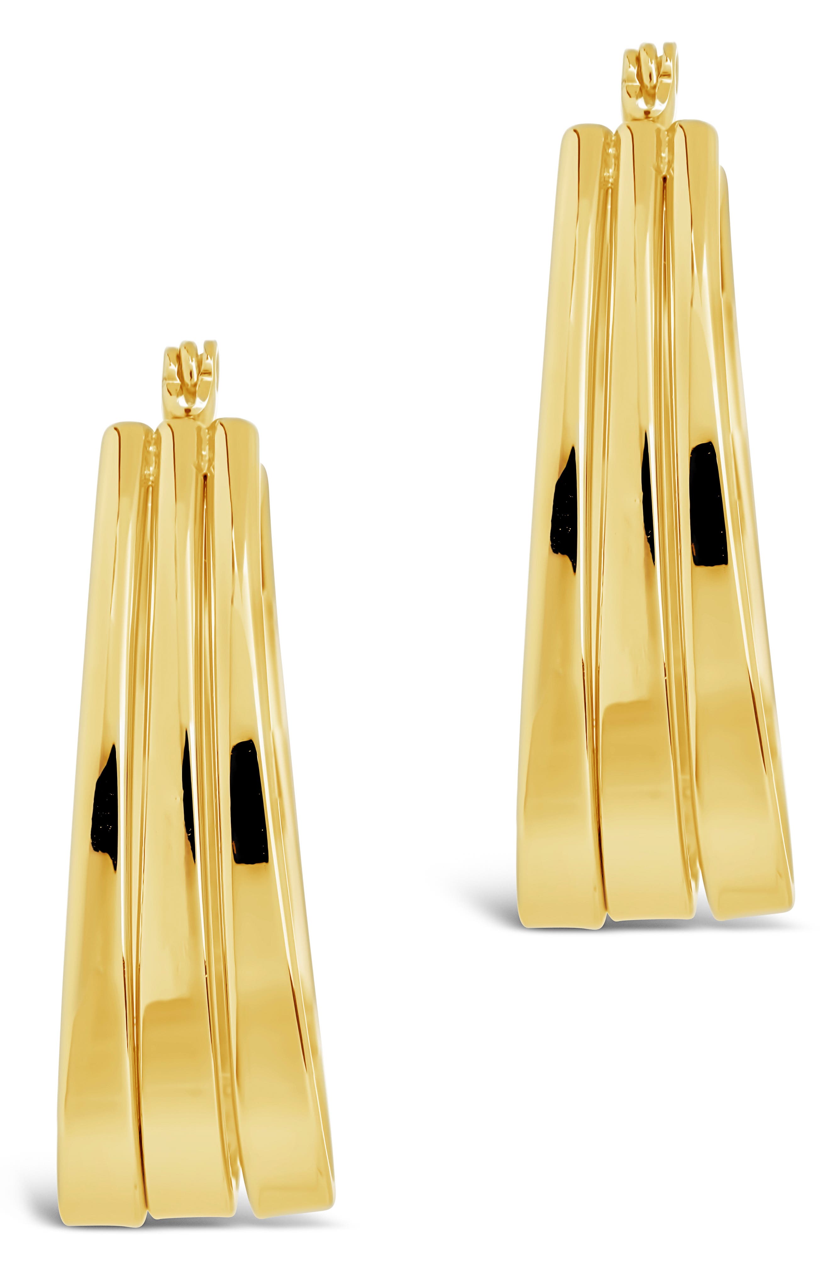 Sterling Forever Aerin Hoop Earrings