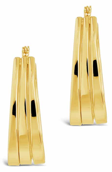 Sterling Forever Aerin Hoop Earrings