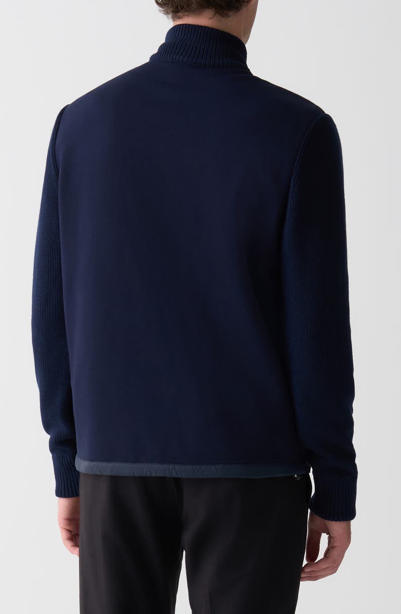 COLMAR Legacies Water Resistant Mixed Media Jacket, Alternate, color, Navy Blue