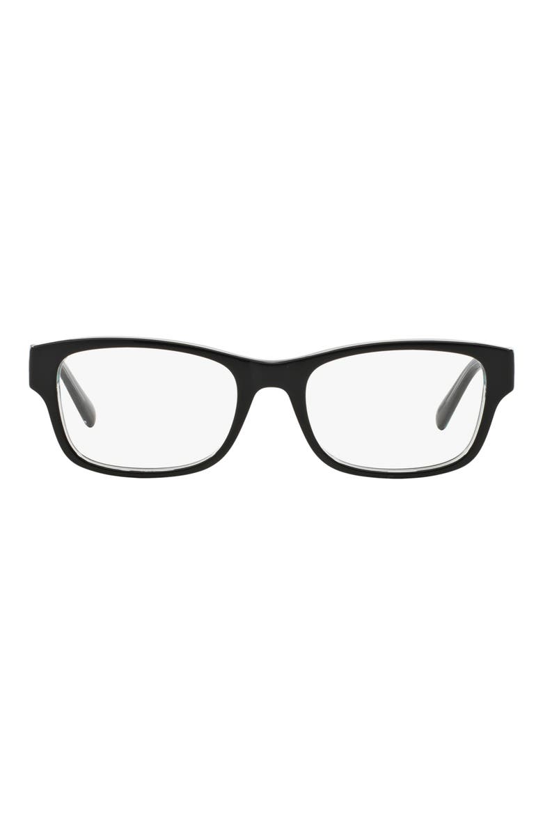 Ravenna 53mm Square Optical Glasses, Main, color, BLACK BLUE