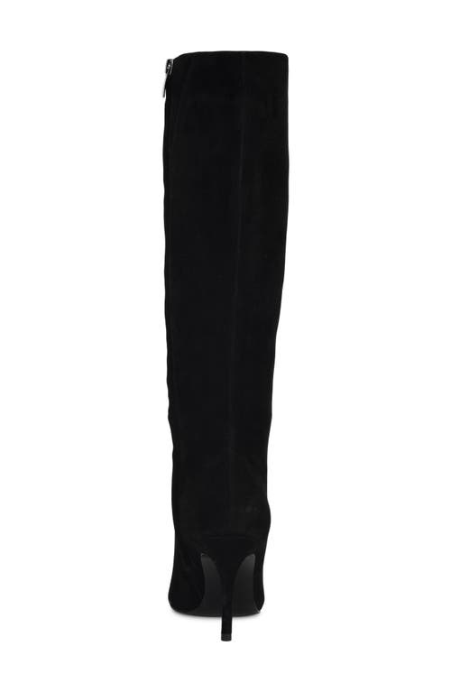Nine West Richy Pointed Toe Knee High Boot In Black