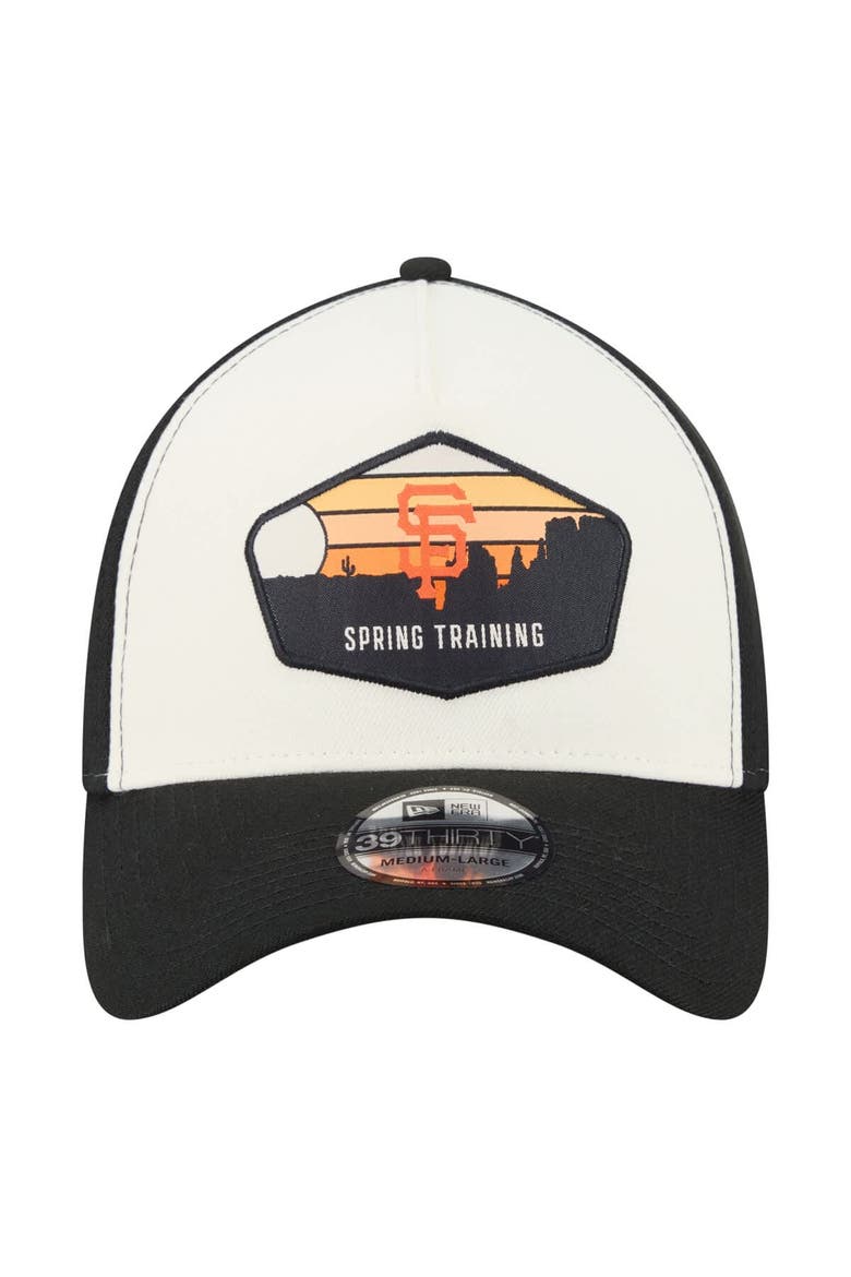 Men's New Era  Stone San Francisco Giants 2026 Spring Training Fan Pack Gradient 39THIRTY Flex Hat, Alternate, color, Stone