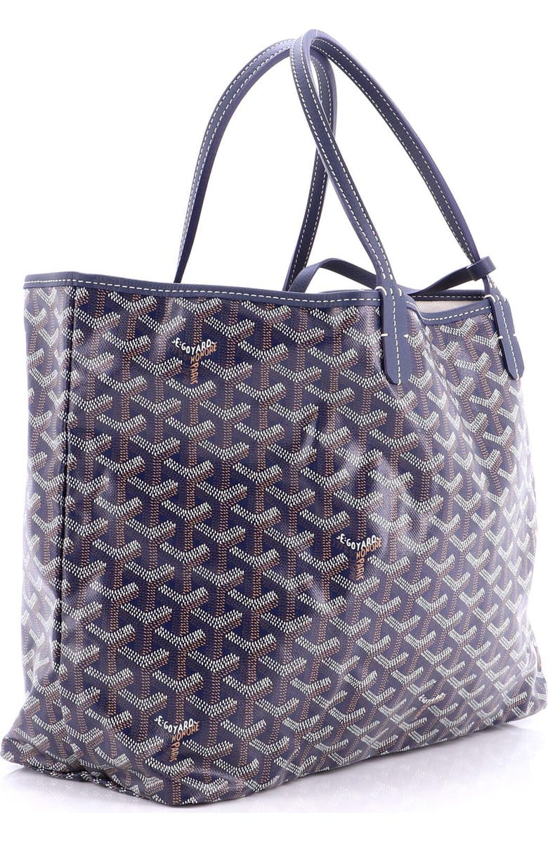 Pre-Owned Goyard Saint Louis Tote Coated Canvas PM, Alternate, color, Blue