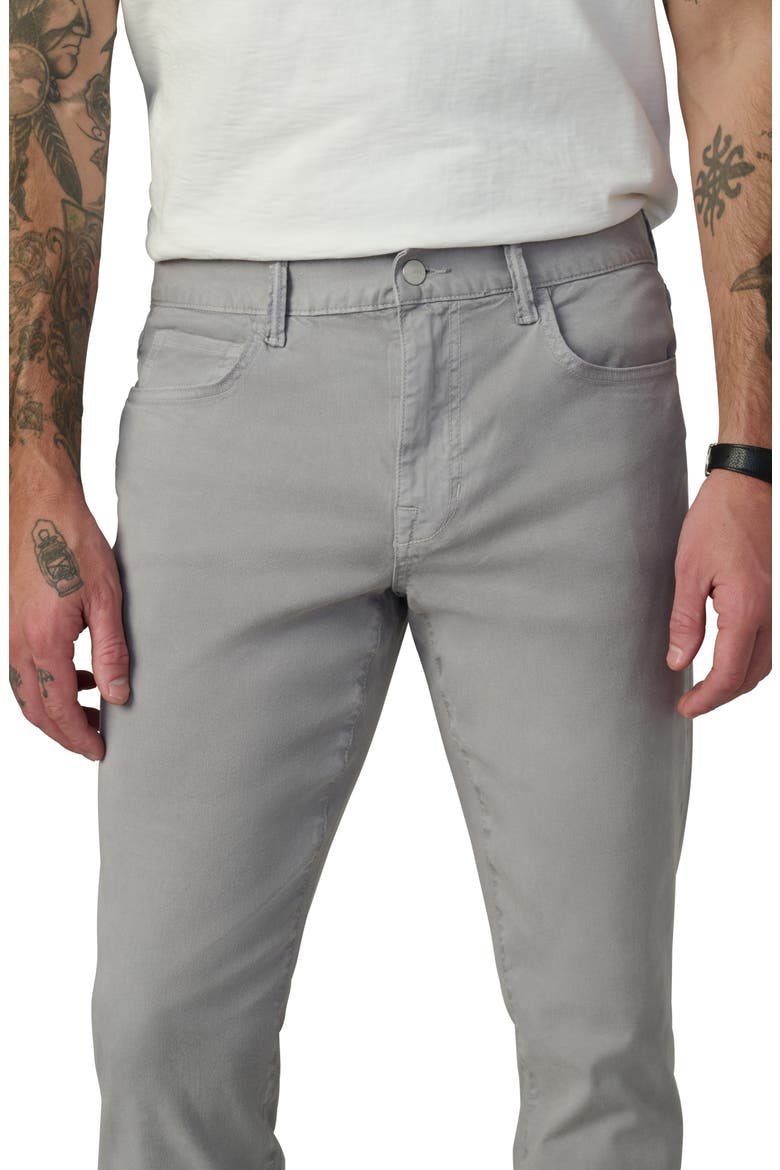 The Asher Slim Fit Five-Pocket Twill Pants, Alternate, color, ULTIMATE GREY