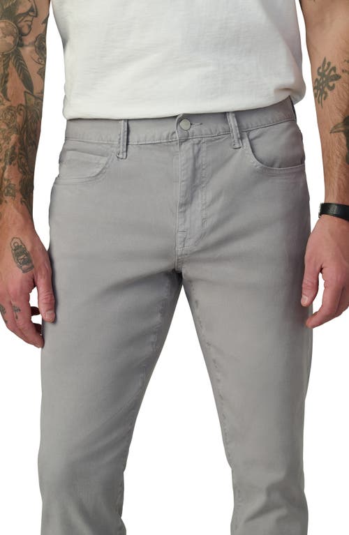 Joe's The Asher Slim Fit Five-pocket Twill Pants In Gray