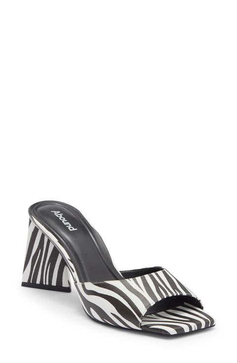 Murphy Triangle Heel Mule Sandal (Women)