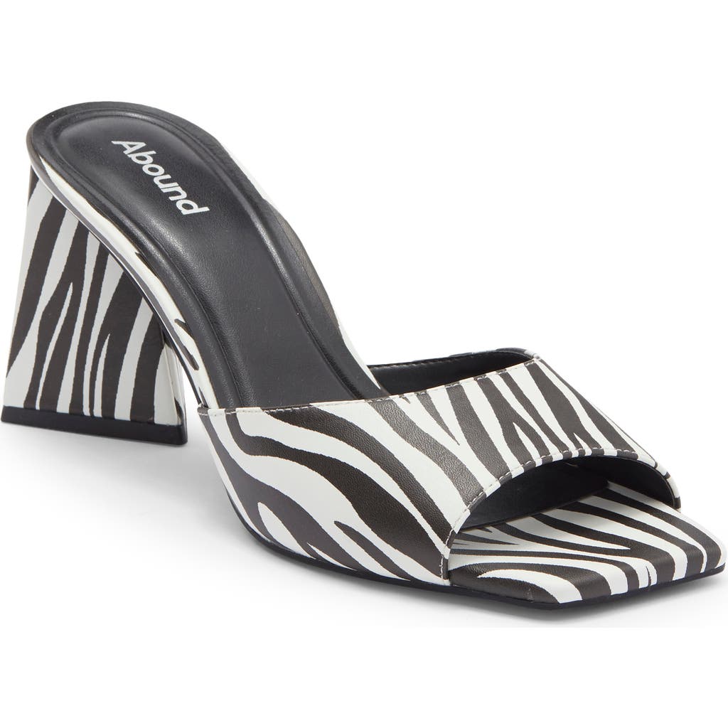 Abound Murphy Triangle Heel Mule Sandal In Multi