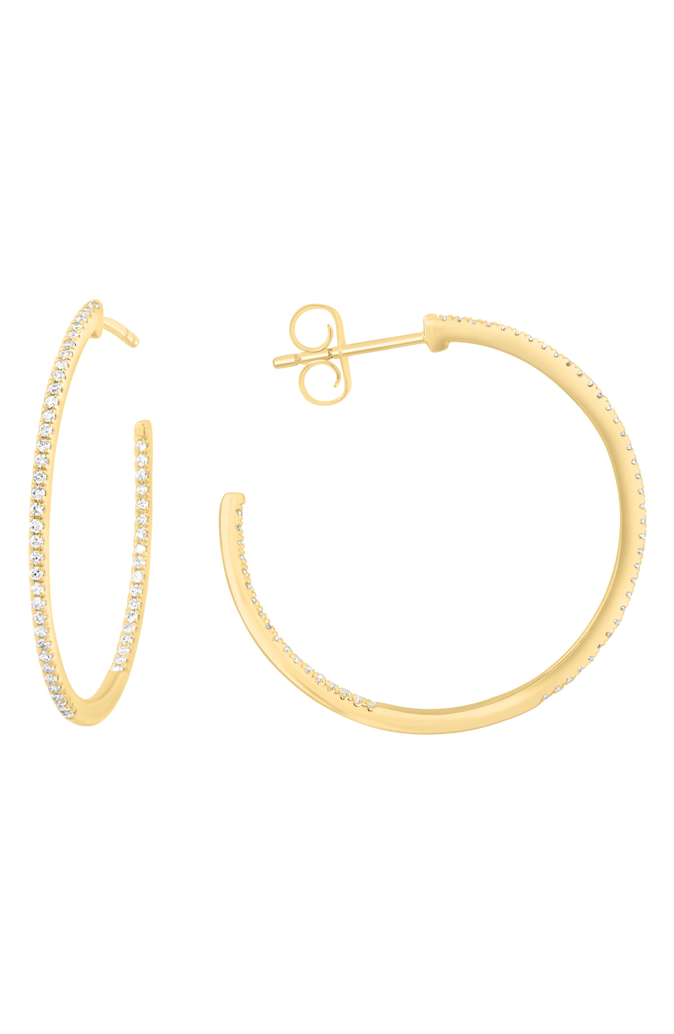 EFFY Diamond Hoop Earrings