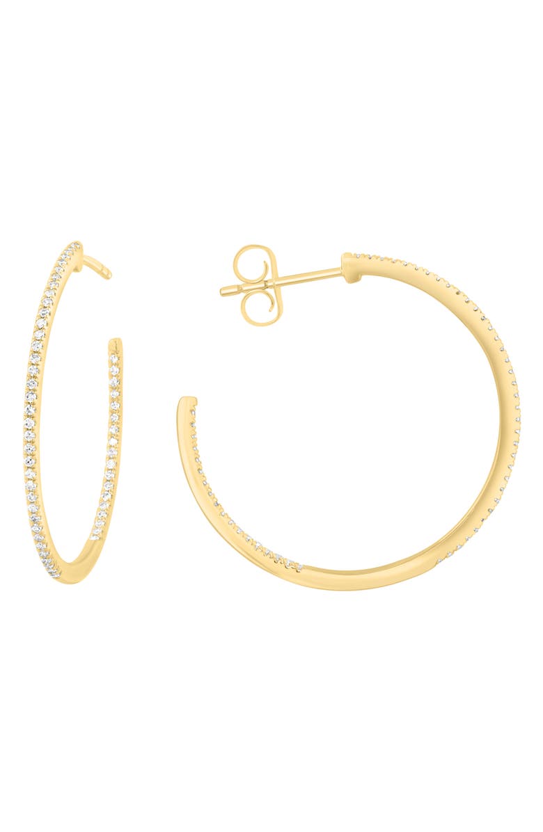 EFFY Diamond Hoop Earrings, Main, color, 