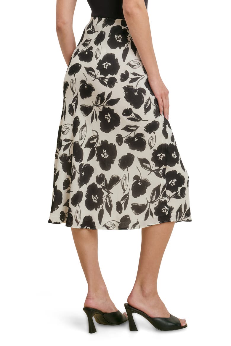 The Jojo Floral Midi Skirt, Alternate, color, BRUSHED NEUTRAL FLORAL