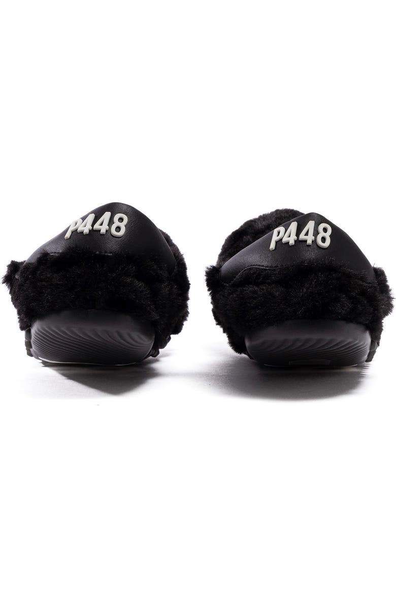 P448 Stella Teddy Ballet Flat, Alternate, color, Black