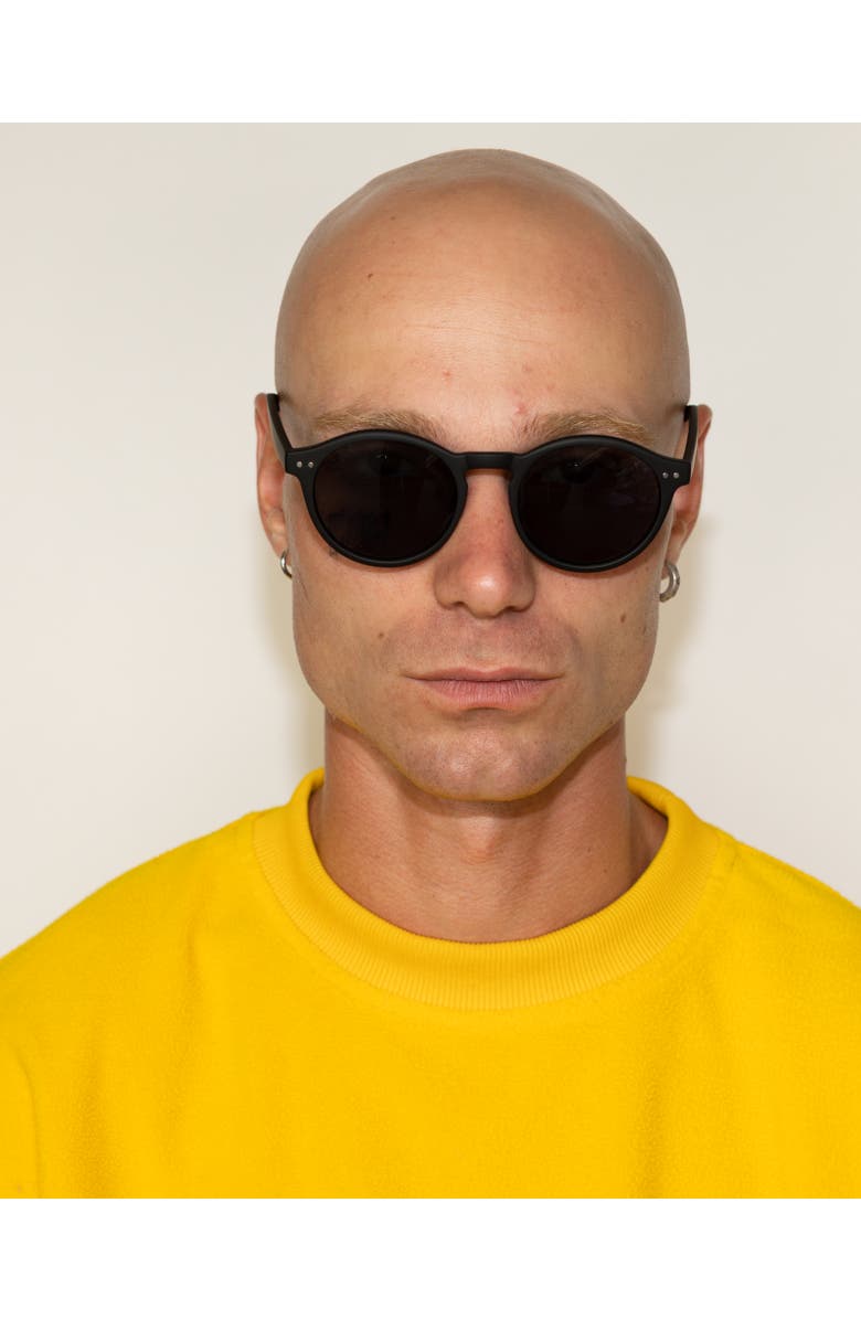 Reality Eyewear Hudson Sunglasses, Alternate, color, Matte Black