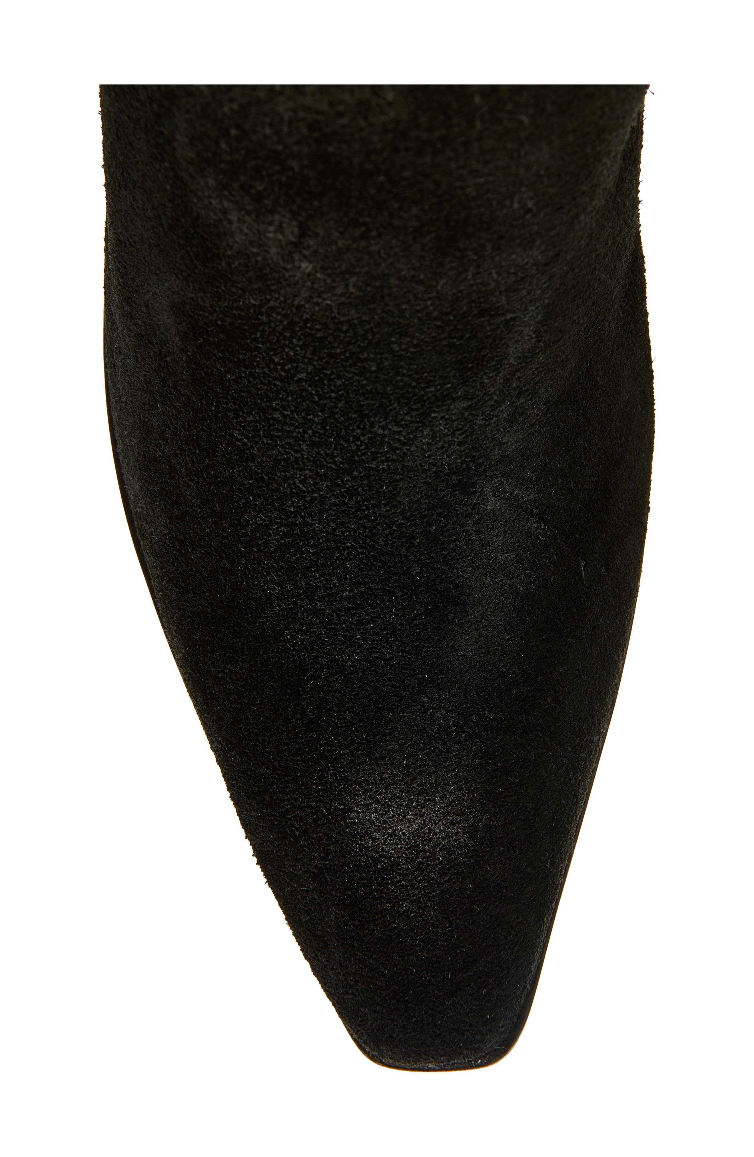 Dominique Leather Knee High Boot, Alternate, color, BLACK SUEDE