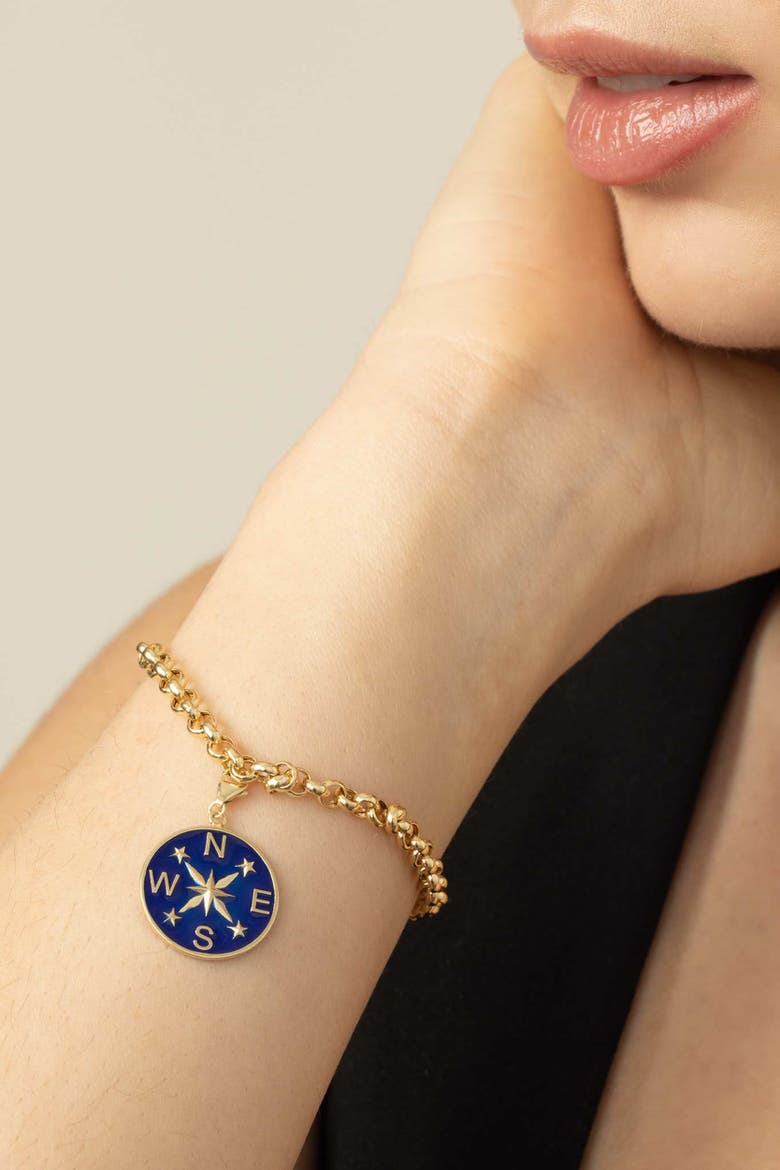 14K Gold Rimini Rolo Bracelet, Alternate, color, Yellow Gold