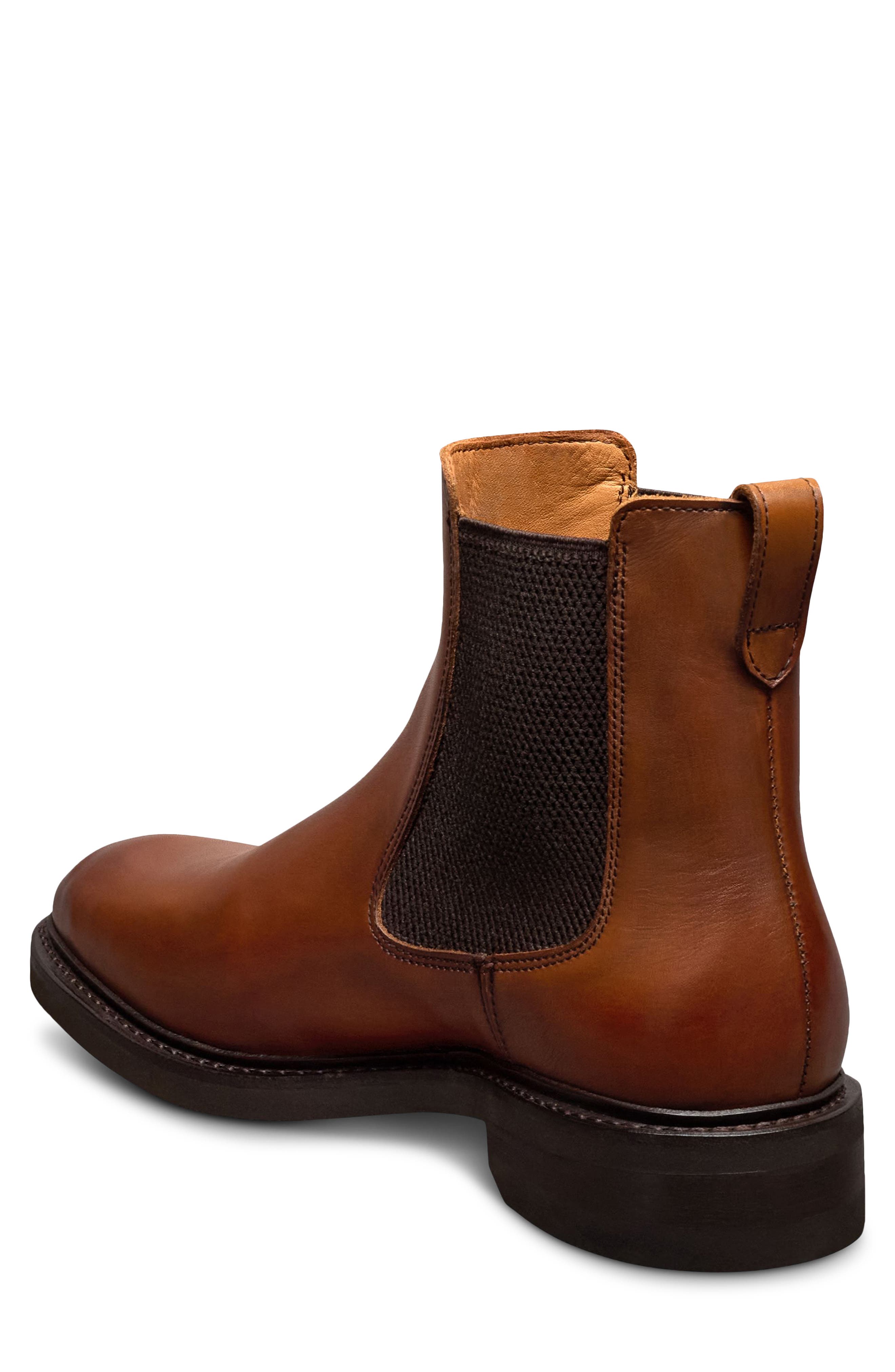 Reed Leather Chelsea Boot, Alternate, color, CHILI