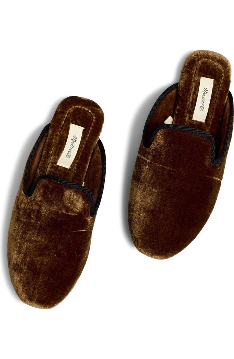 Madewell The Ezra Velvet Slipper, Alternate, color,