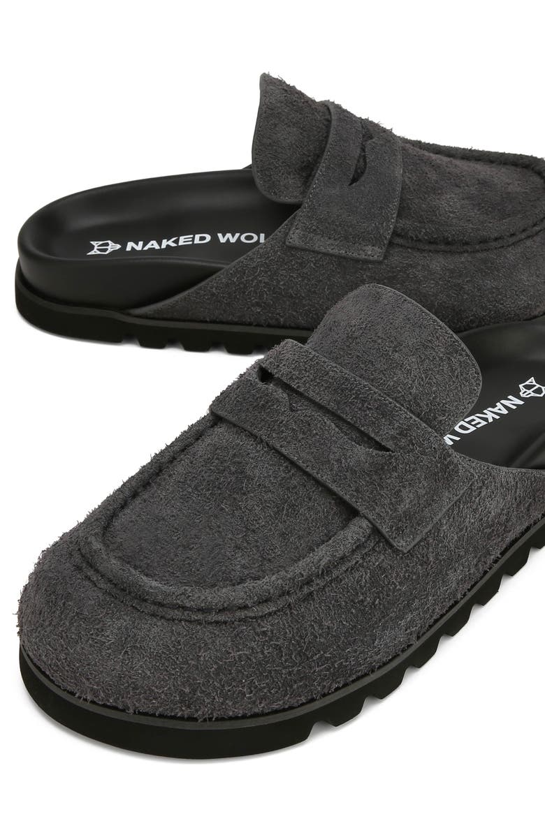 Naked Wolfe Cord Suede Slipper, Alternate, color, Dark Grey
