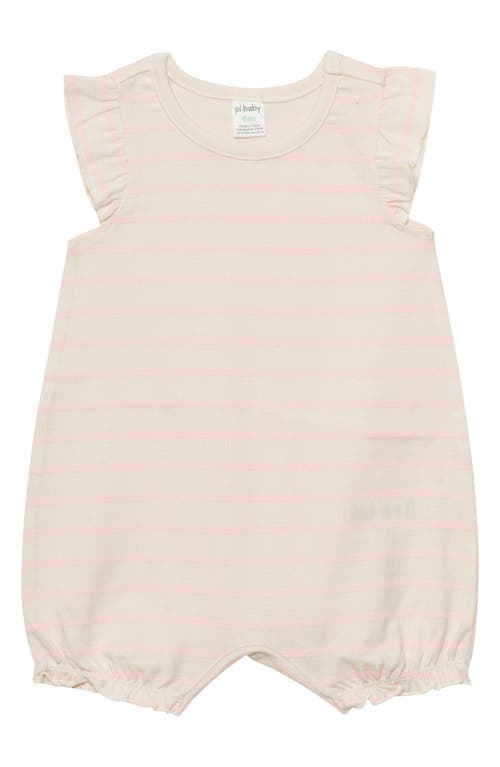 Pl Baby By Petit Lem 3-pack Rompers In Bees