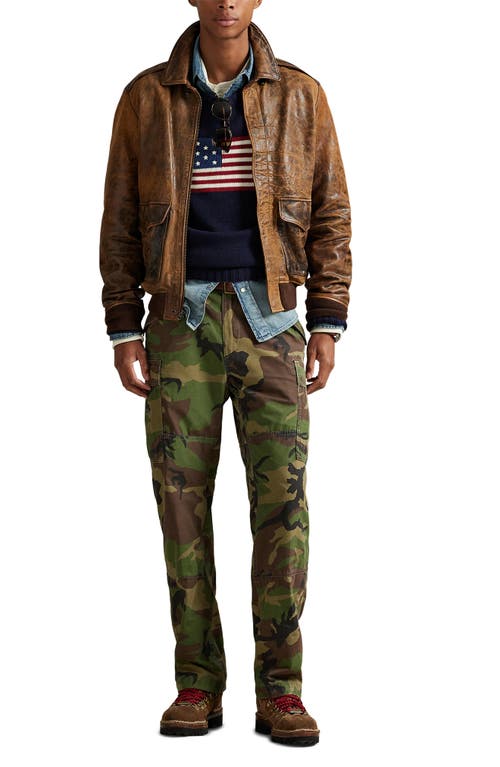 Polo Ralph Lauren Lightweight Rustic Canvas Cargo Pants In Green