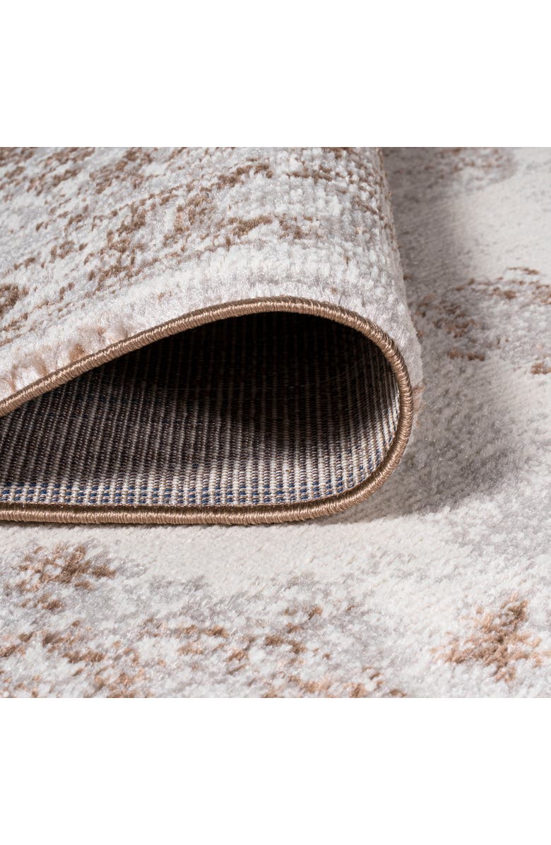 JONATHAN Y Rosalia Cottage Medallion Area Rug, Alternate, color, Brown/Cream